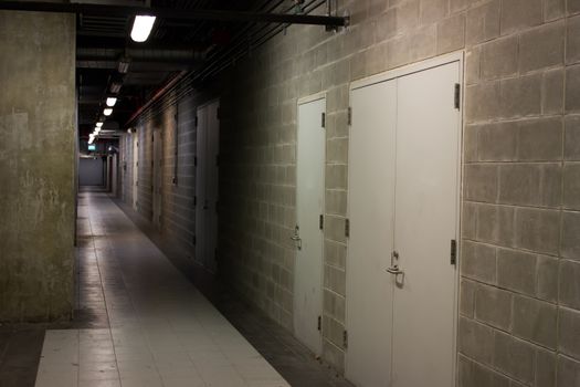 exit hallway fire security