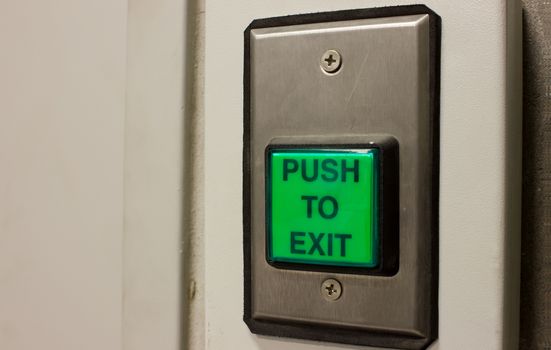 Push Switch to exit button