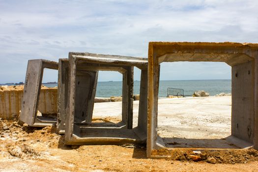 Coral Cement Square sea health