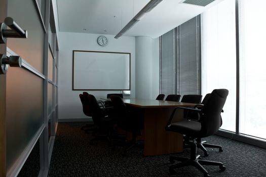 business meeting room in office building