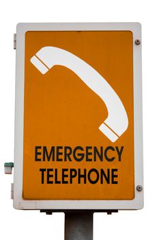 Emergency phone help road highway