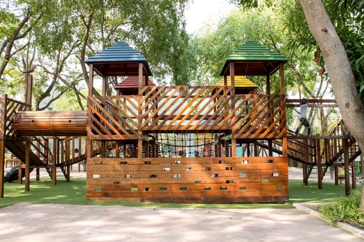 children Stairs Slides exercise equipment in garden