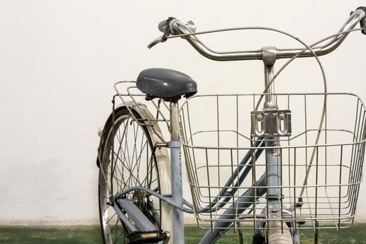 vintage bicycle white background