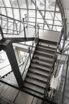 building interior, staircase modern