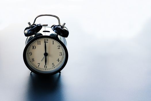 work life balance concept, alarm clock with copy space