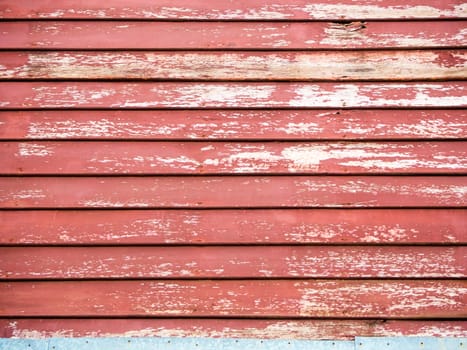 Wooden wall and old window of old house