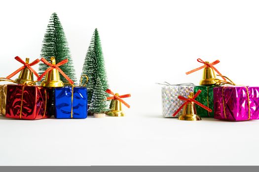 Merry Christmas and Happy new year, celebrate with new year gift