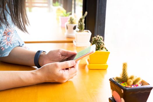 young women shopping online on smartphone. business and modern social lifestyle concept