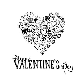 Digitally generated Valentines day vector