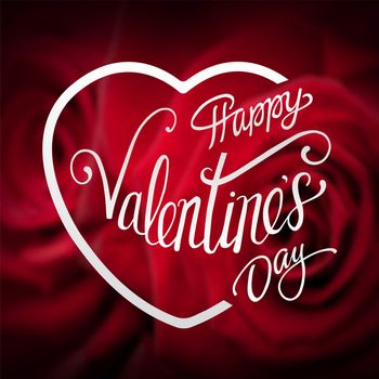 Digitally generated Valentines day vector
