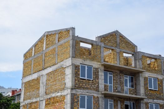 Limestone limestone houses. Building material is limestone.