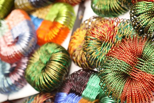 Color  Bangles closeup