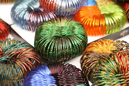 Color  Bangles closeup