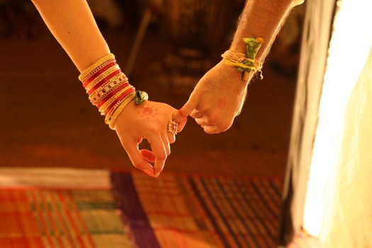 Traditional Hindu wedding ceremony