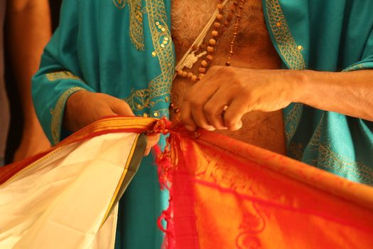 Traditional Hindu wedding ceremony