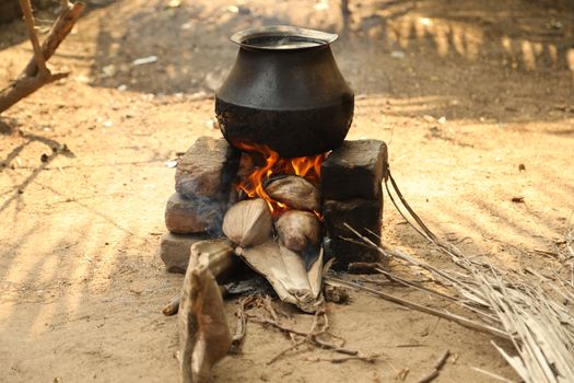 Stove at Rural Kitchen