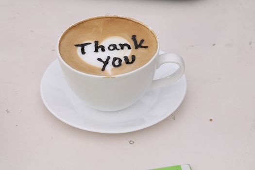 Thank you in a Coffee