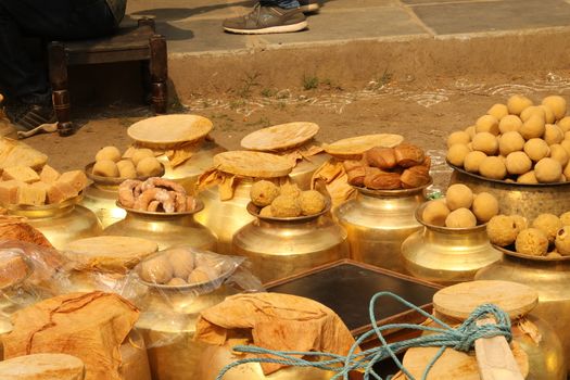 Indian Sweets Closeup