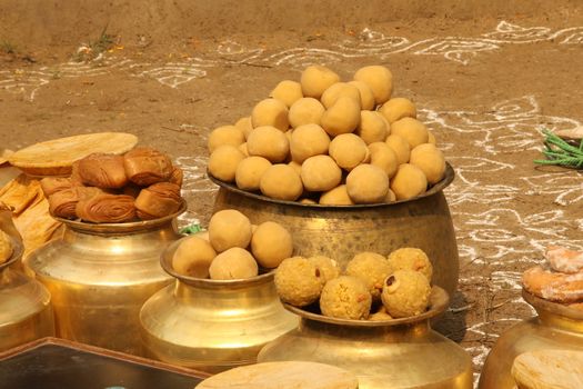 Indian Sweets Closeup