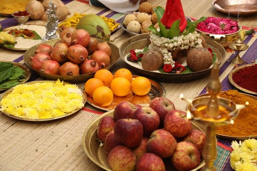 Traditional Hindu wedding ceremony