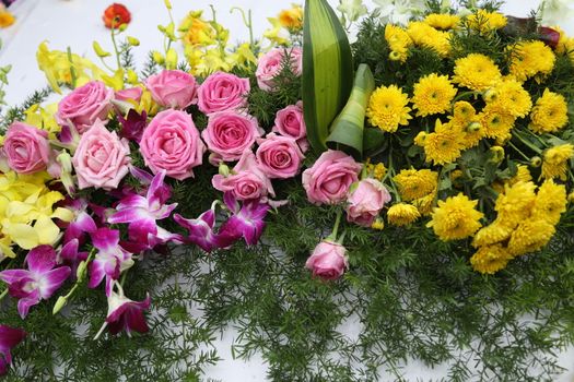 Flowers decoration at function