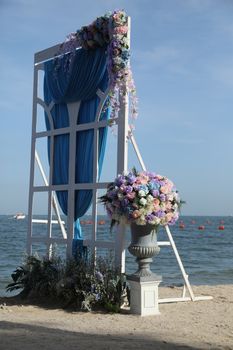 Flowers decoration at function