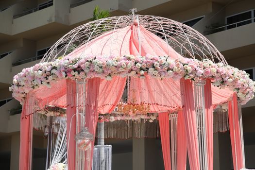 Flowers decoration at function