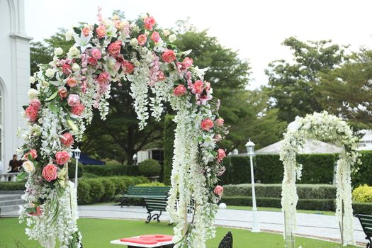 Flowers decoration at function