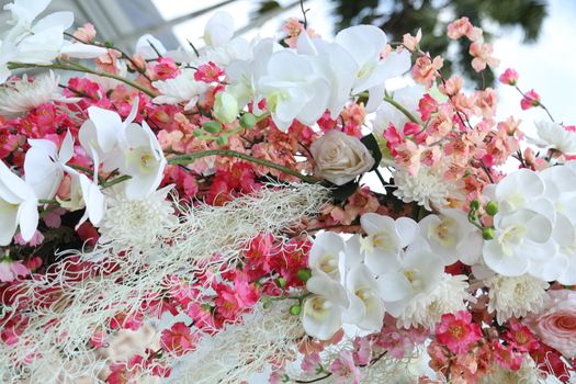 Flowers decoration at function