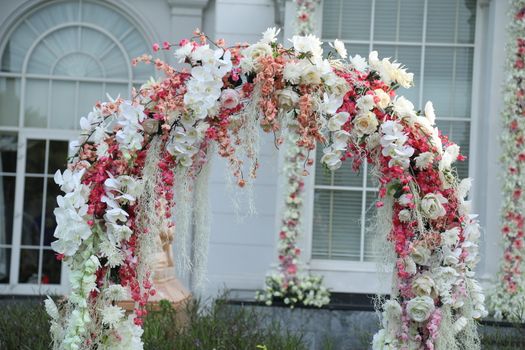 Flowers decoration at function