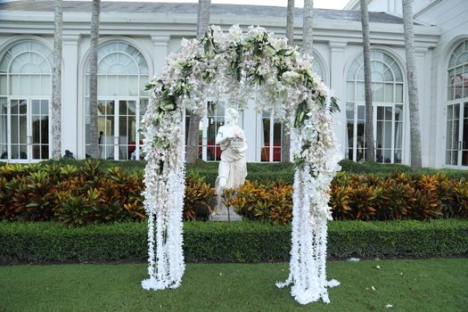 Flowers decoration at function