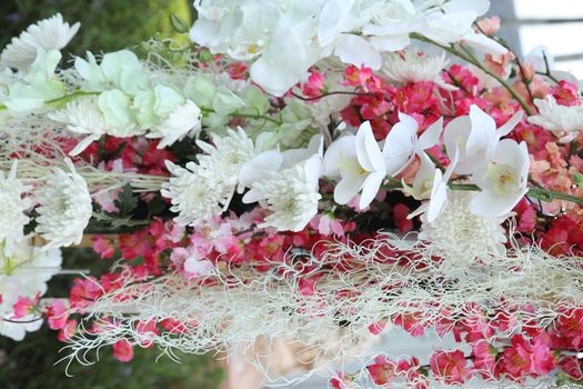 Flowers decoration at function