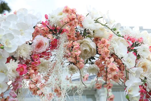 Flowers decoration at function