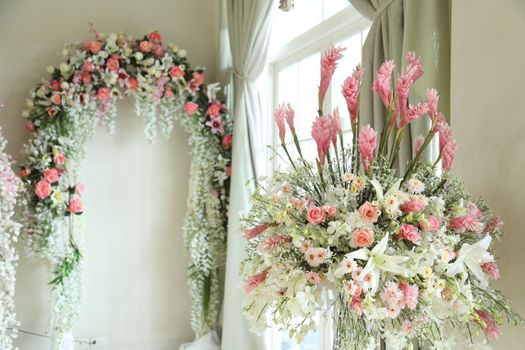 Flowers decoration at function