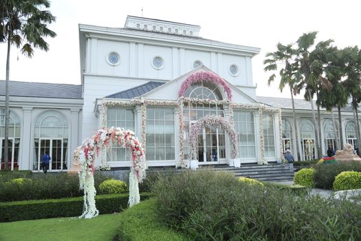 Flowers decoration at function