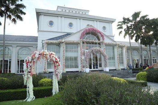 Flowers decoration at function