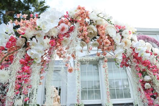 Flowers decoration at function
