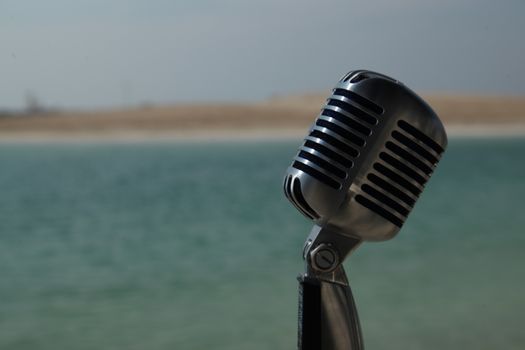 Vintage Microphone closeup
