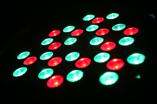 Abstract slow shutter lights