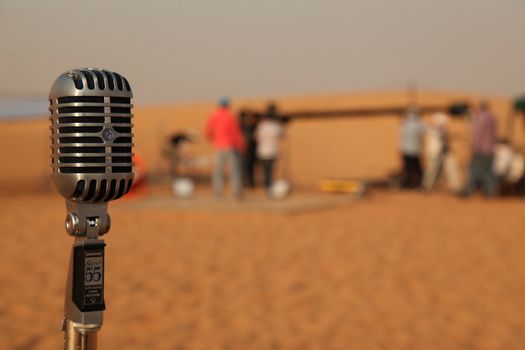 Vintage Microphone closeup