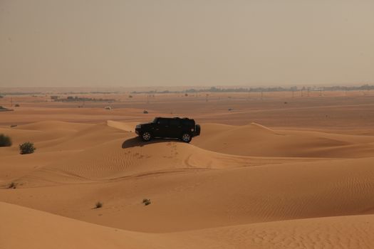 Dry sand in the desert