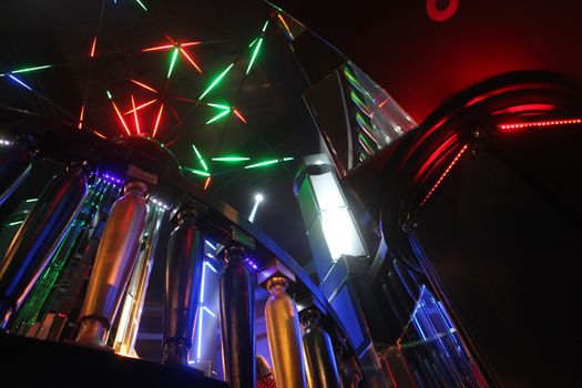 Abstract slow shutter lights
