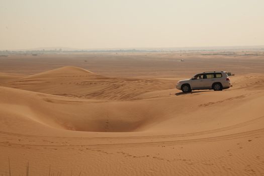 Dry sand in the desert