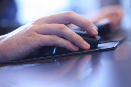 Computer Mouse in a hand