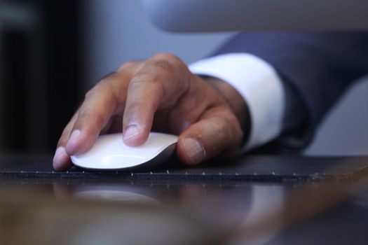 Computer Mouse in a hand