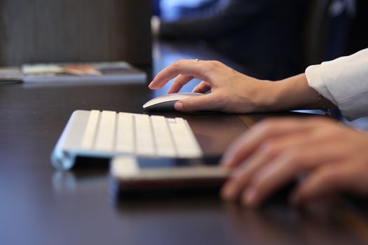 Computer Mouse in a hand