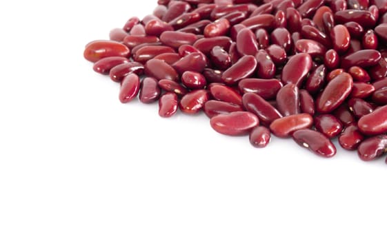 Red kidney beans texture background, healthy food concept
