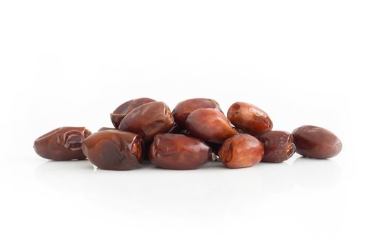 Date palm isolated on white background, Food healthy concept