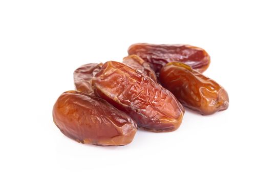Date palm isolated on white background, Food healthy concept