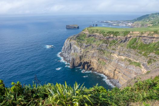 Walk on the Azores archipelago. Discovery of the island of Sao Miguel, Azores. Portugal